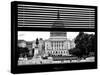 Window View with Venetian Blinds: the Capitol View - US Congress-Philippe Hugonnard-Stretched Canvas