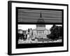 Window View with Venetian Blinds: the Capitol View - US Congress-Philippe Hugonnard-Framed Photographic Print