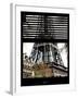 Window View with Venetian Blinds: the Eiffel Tower View - Paris, France-Philippe Hugonnard-Framed Photographic Print