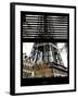 Window View with Venetian Blinds: the Eiffel Tower View - Paris, France-Philippe Hugonnard-Framed Photographic Print