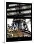 Window View with Venetian Blinds: the Eiffel Tower View - Paris, France-Philippe Hugonnard-Framed Photographic Print