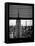 Window View with Venetian Blinds: the Empire State Building and One World Trade Center Views-Philippe Hugonnard-Framed Stretched Canvas