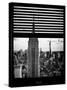 Window View with Venetian Blinds: the Empire State Building and One World Trade Center Views-Philippe Hugonnard-Stretched Canvas