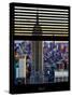 Window View with Venetian Blinds: the Empire State Building and One World Trade Center Views-Philippe Hugonnard-Stretched Canvas