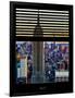 Window View with Venetian Blinds: the Empire State Building and One World Trade Center Views-Philippe Hugonnard-Framed Photographic Print