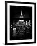 Window View with Venetian Blinds: the Empire State Building and One World Trade Center-Philippe Hugonnard-Framed Photographic Print