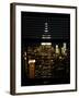 Window View with Venetian Blinds: the Empire State Building and One World Trade Center-Philippe Hugonnard-Framed Photographic Print