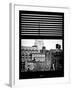 Window View with Venetian Blinds: the Empire State Building View-Philippe Hugonnard-Framed Photographic Print