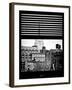 Window View with Venetian Blinds: the Empire State Building View-Philippe Hugonnard-Framed Photographic Print