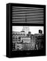 Window View with Venetian Blinds: the Empire State Building View-Philippe Hugonnard-Framed Stretched Canvas
