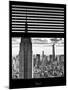 Window View with Venetian Blinds: the Empire State Buildings and One World Trade Center (1 WTC)-Philippe Hugonnard-Mounted Photographic Print