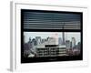 Window View with Venetian Blinds: the One World Trade Center (1 WTC) View-Philippe Hugonnard-Framed Photographic Print