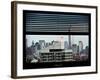 Window View with Venetian Blinds: the One World Trade Center (1 WTC) View-Philippe Hugonnard-Framed Photographic Print