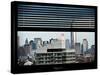 Window View with Venetian Blinds: the One World Trade Center (1 WTC) View-Philippe Hugonnard-Stretched Canvas