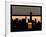 Window View with Venetian Blinds: the One World Trade Center (1WTC) at Sunset - Manhattan-Philippe Hugonnard-Framed Photographic Print