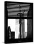 Window View with Venetian Blinds: the One World Trade Center (1WTC) View - New York-Philippe Hugonnard-Stretched Canvas