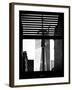 Window View with Venetian Blinds: the One World Trade Center (1WTC) View - New York-Philippe Hugonnard-Framed Photographic Print