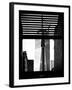 Window View with Venetian Blinds: the One World Trade Center (1WTC) View - New York-Philippe Hugonnard-Framed Photographic Print