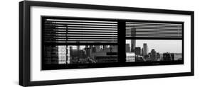 Window View with Venetian Blinds: the One World Trade Center (1WTC)-Philippe Hugonnard-Framed Photographic Print