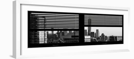 Window View with Venetian Blinds: the One World Trade Center (1WTC)-Philippe Hugonnard-Framed Photographic Print