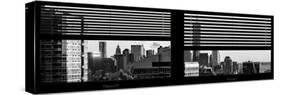 Window View with Venetian Blinds: the One World Trade Center (1WTC)-Philippe Hugonnard-Stretched Canvas