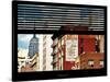 Window View with Venetian Blinds: Top of Empire State Building-Philippe Hugonnard-Stretched Canvas