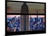 Window View with Venetian Blinds: Tops of the Empire State Building and One World Trade Center-Philippe Hugonnard-Mounted Photographic Print