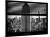 Window View with Venetian Blinds: Tops of the Empire State Building and One World Trade Center-Philippe Hugonnard-Mounted Photographic Print