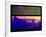 Window View with Venetian Blinds: View Buildings Manhattan at Sunset - Hudson River View-Philippe Hugonnard-Framed Photographic Print