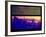 Window View with Venetian Blinds: View Buildings Manhattan at Sunset - Hudson River View-Philippe Hugonnard-Framed Photographic Print