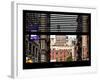 Window View with Venetian Blinds: View NYU Flag-Philippe Hugonnard-Framed Photographic Print