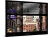 Window View with Venetian Blinds: View NYU Flag-Philippe Hugonnard-Mounted Photographic Print