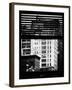 Window View with Venetian Blinds: View of Building in Downtown Manhattan - New York-Philippe Hugonnard-Framed Photographic Print