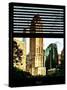 Window View with Venetian Blinds: View of Buildings along Central Park-Philippe Hugonnard-Stretched Canvas