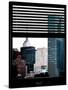 Window View with Venetian Blinds: View of the Top of the Empire State Building-Philippe Hugonnard-Stretched Canvas