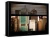 Window View with Venetian Blinds: W Hotel NYC at Times Square - Manhattan-Philippe Hugonnard-Framed Stretched Canvas