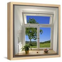 Window View-paul prescott-Framed Art Print