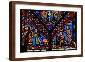 Window W0 Depicting Five Artisan Donors-French School-Framed Giclee Print