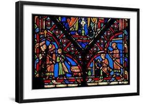 Window W0 Depicting Five Artisan Donors-French School-Framed Giclee Print