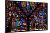 Window W0 Depicting Five Artisan Donors-French School-Mounted Giclee Print