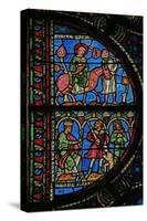 Window W0 Depicting Herod Orders the Massacre of Innocents; the Flight into Egypt-null-Stretched Canvas