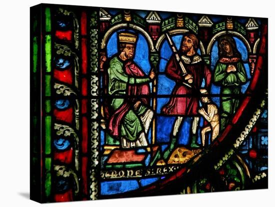 Window W0 Depicting Herod Orders the Massacre of Innocents-null-Stretched Canvas