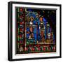 Window W0 Depicting the Annunciation-null-Framed Giclee Print