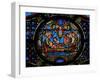 Window W0 Depicting the Death of the Virgin Mary-null-Framed Giclee Print