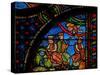 Window W0 Depicting the Magi are Warned in a Dream-null-Stretched Canvas