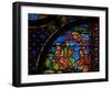 Window W0 Depicting the Magi are Warned in a Dream-null-Framed Giclee Print