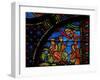 Window W0 Depicting the Magi are Warned in a Dream-null-Framed Giclee Print