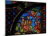 Window W0 Depicting the Magi are Warned in a Dream-null-Mounted Giclee Print