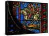 Window W0 Depicting the Magi Travelling-null-Stretched Canvas