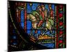 Window W0 Depicting the Magi Travelling-null-Mounted Giclee Print